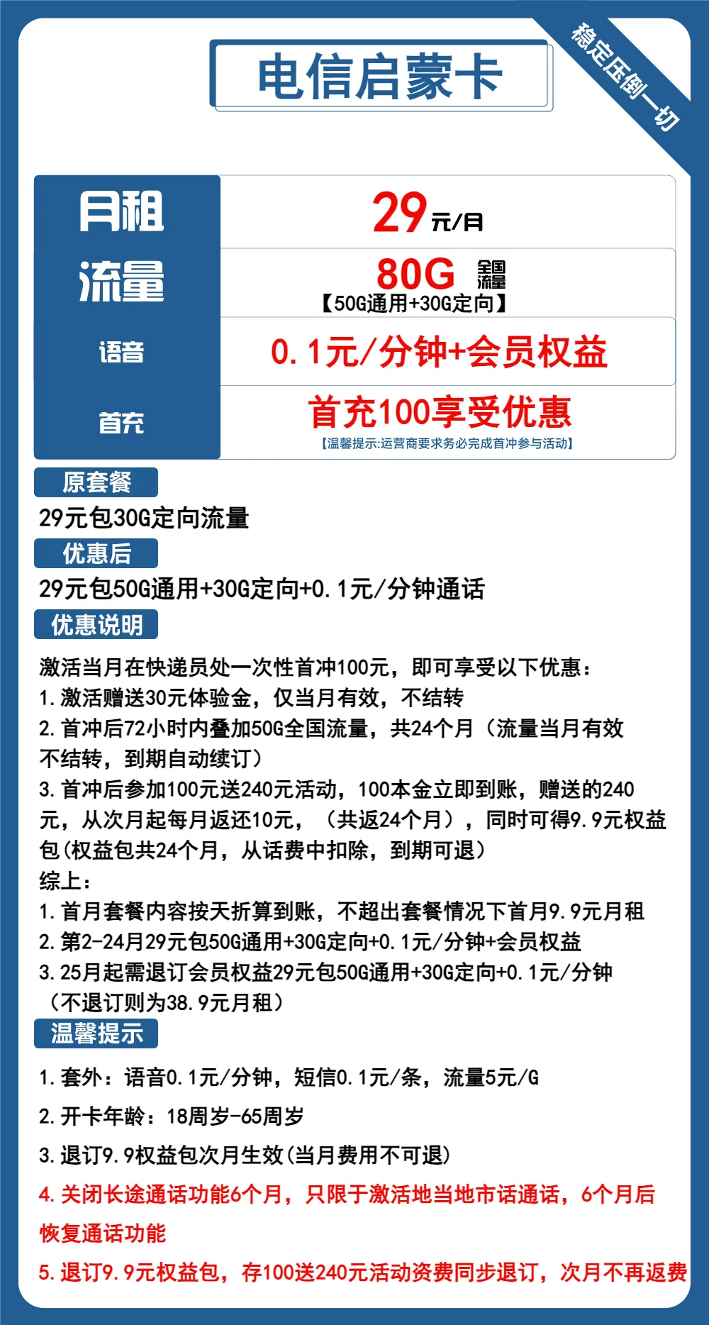 电信启蒙卡