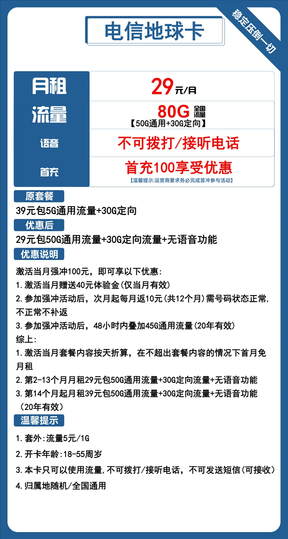 电信地球卡