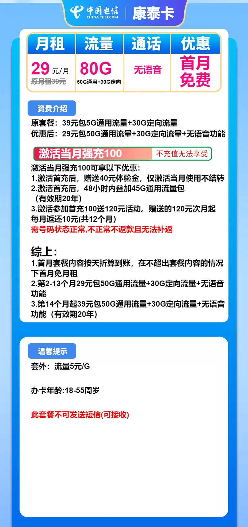 电信康泰卡