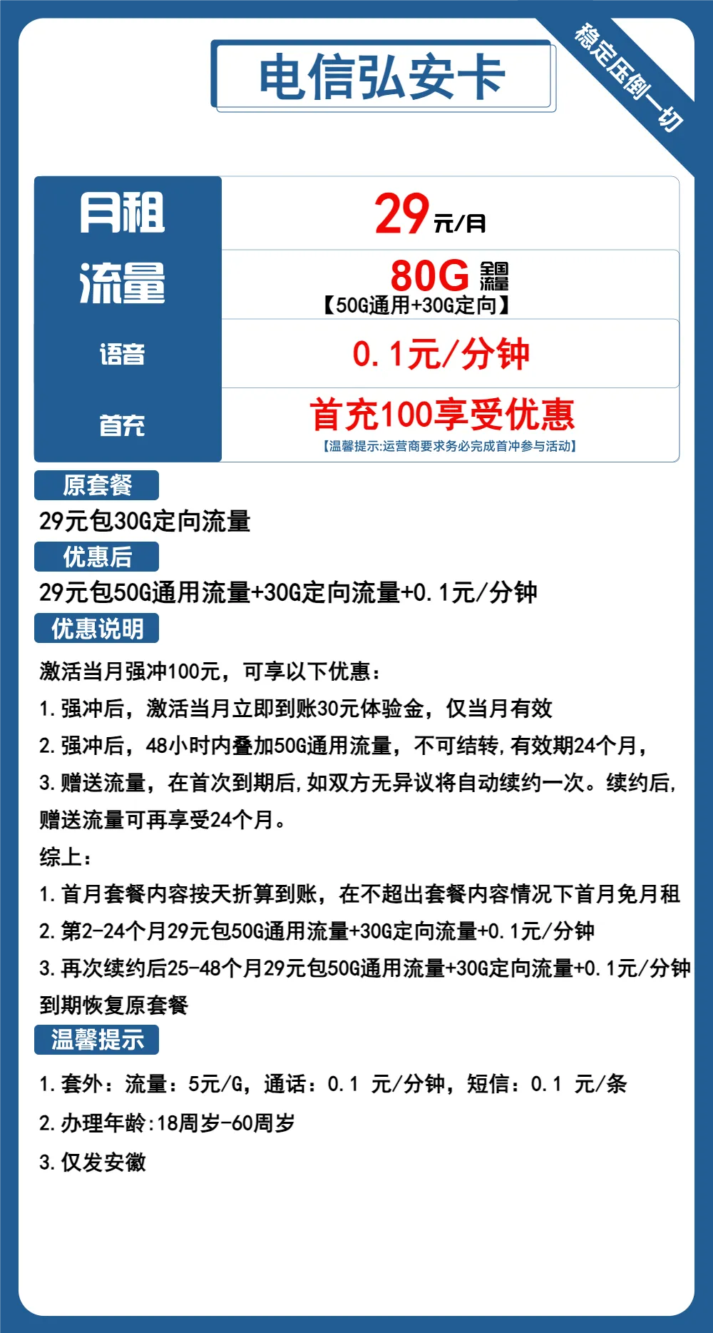 电信弘安卡