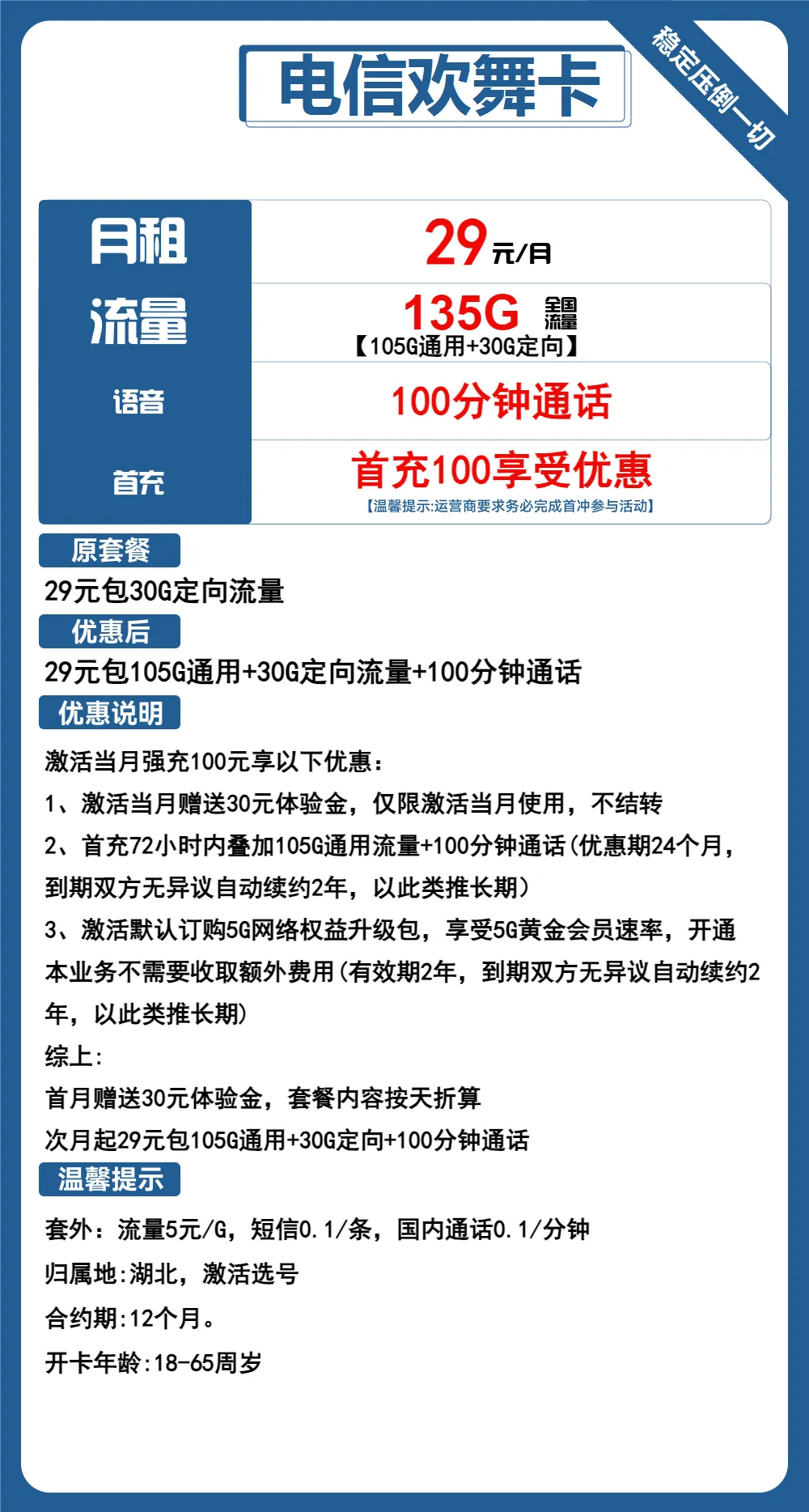 电信欢舞卡