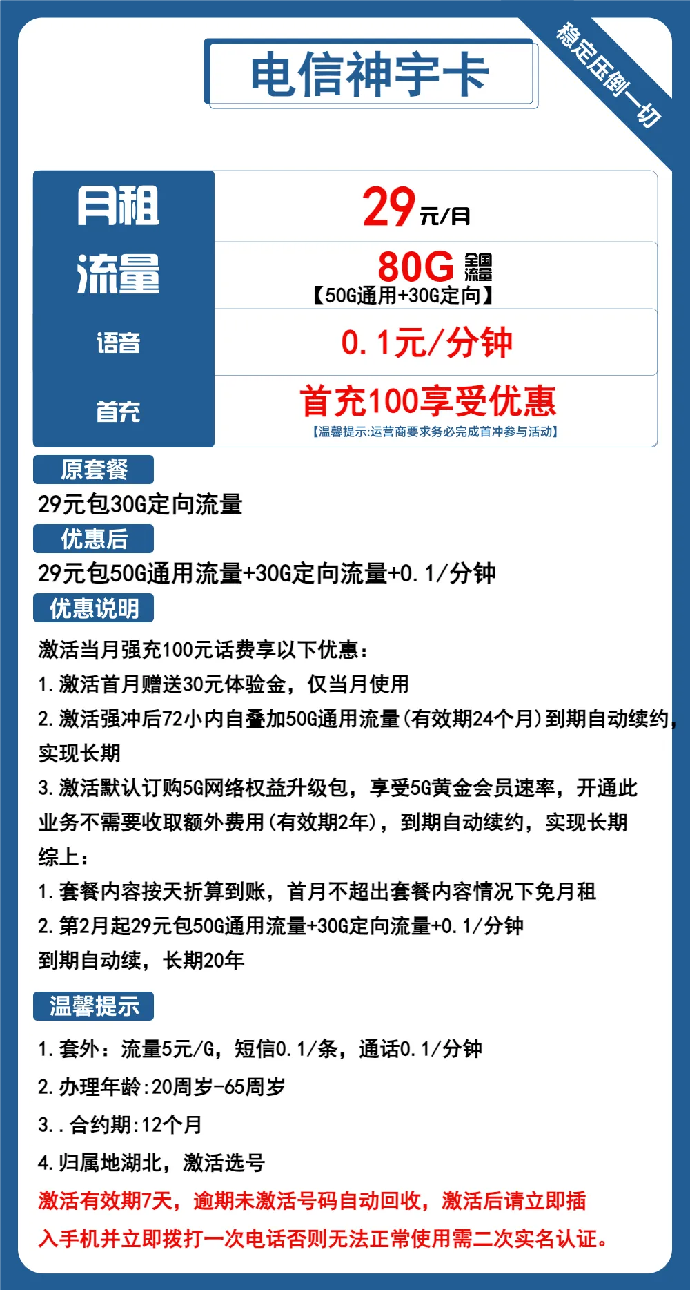 电信神宇卡