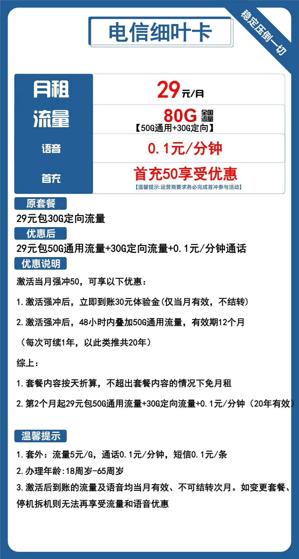 电信细叶卡