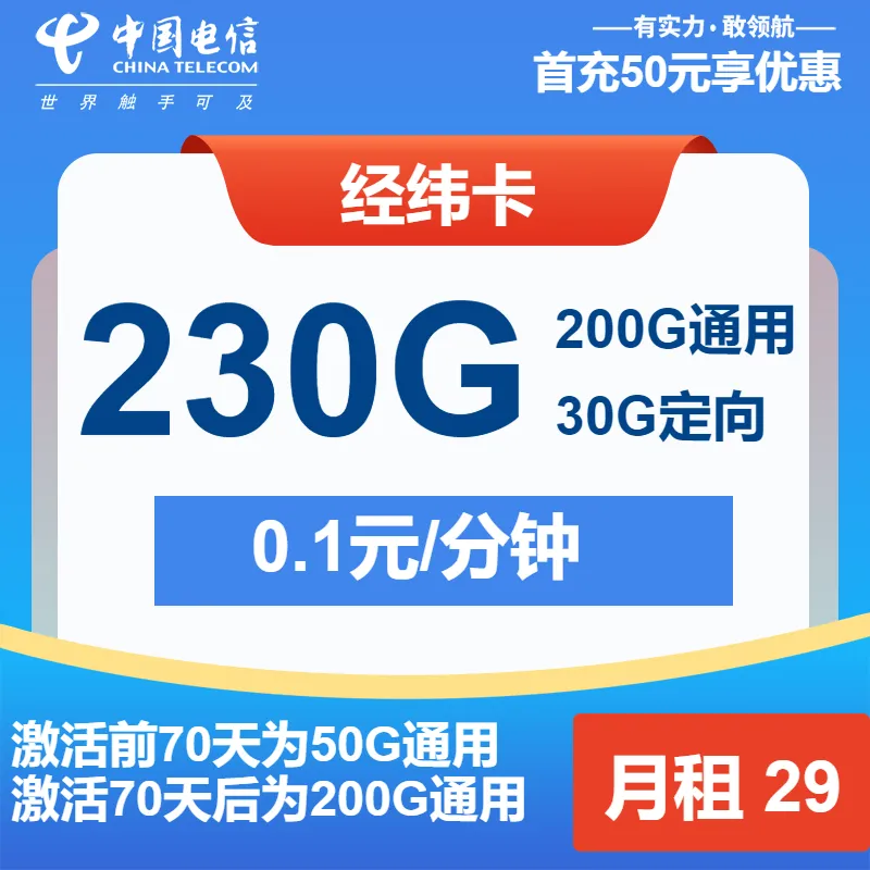 电信经纬卡