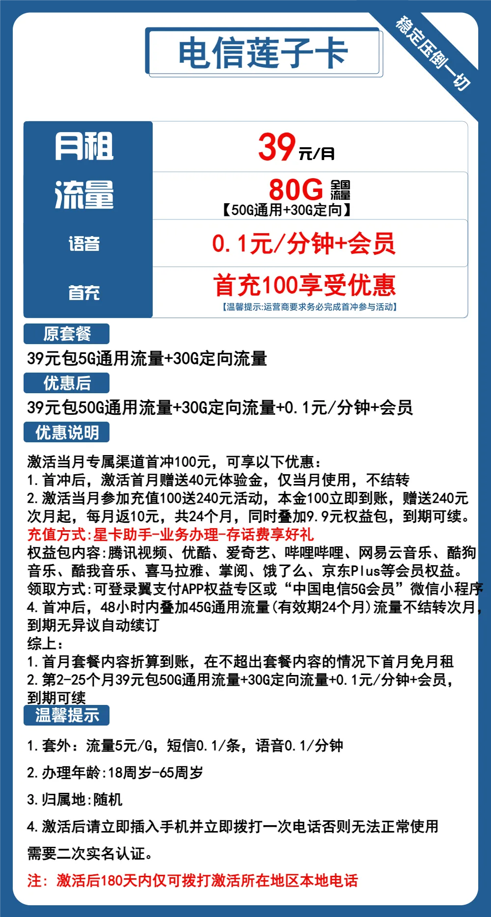 电信莲子卡