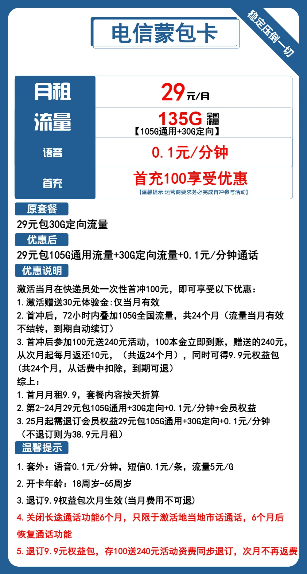 电信蒙包卡