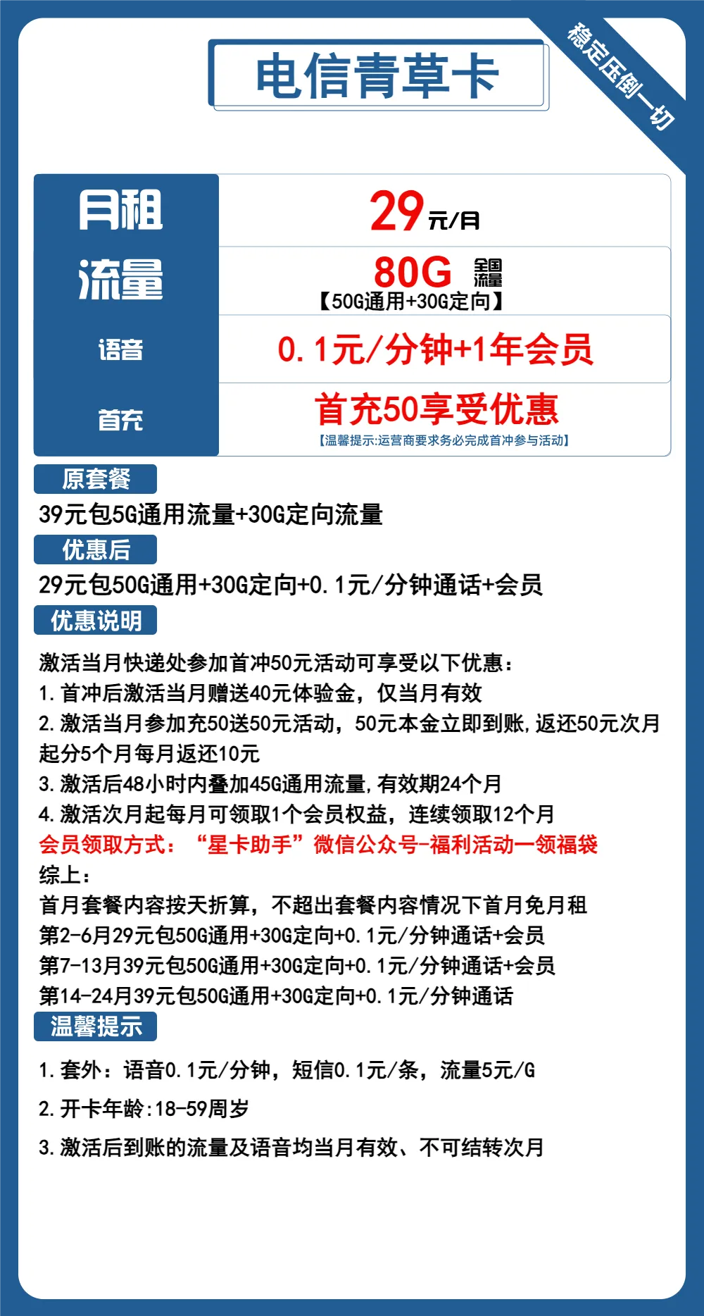 电信青草卡