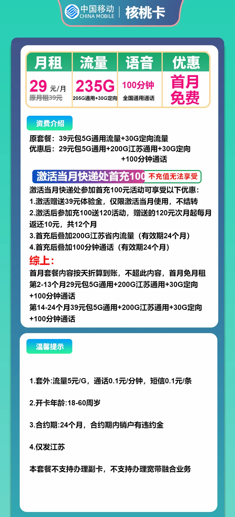 移动核桃卡