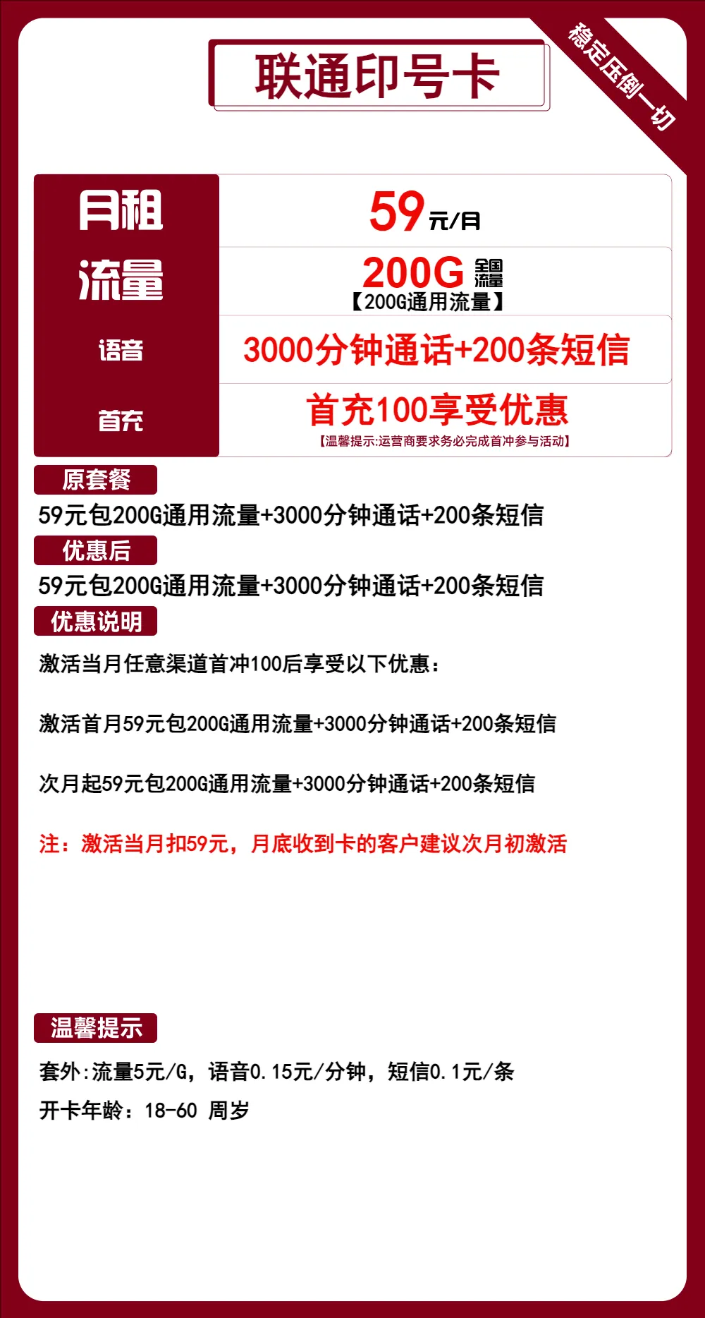 联通印号卡