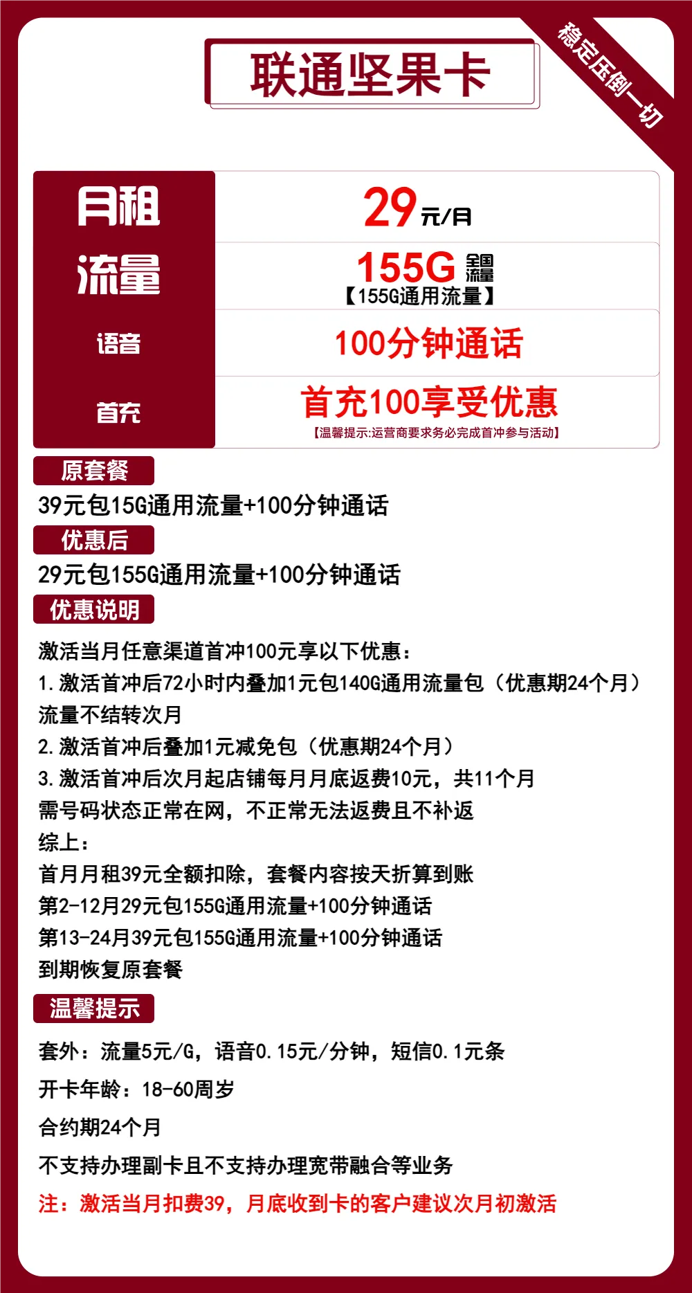 联通坚果卡