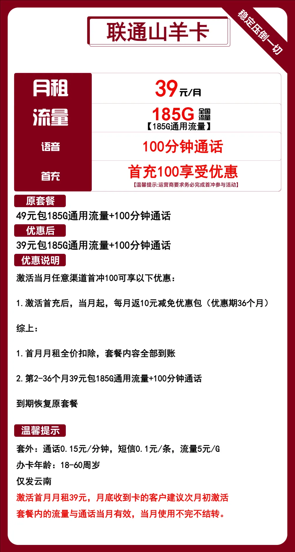联通山羊卡