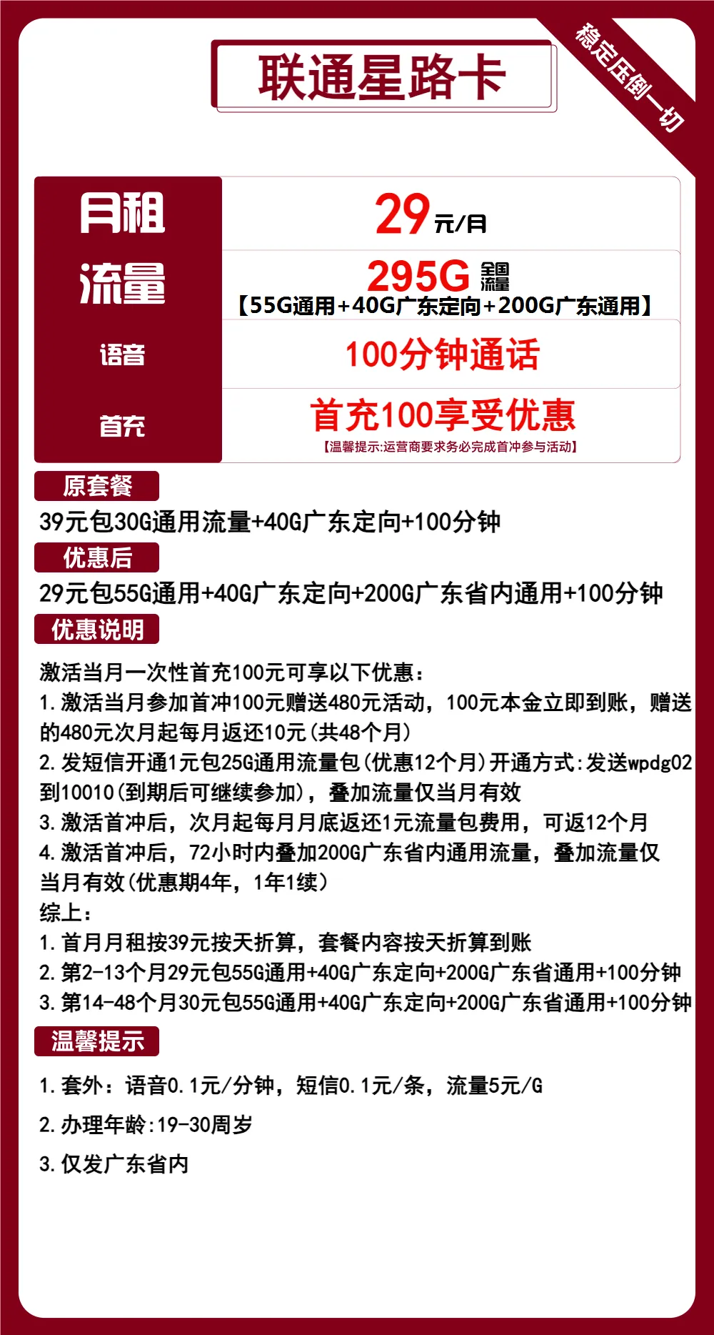 联通星路卡