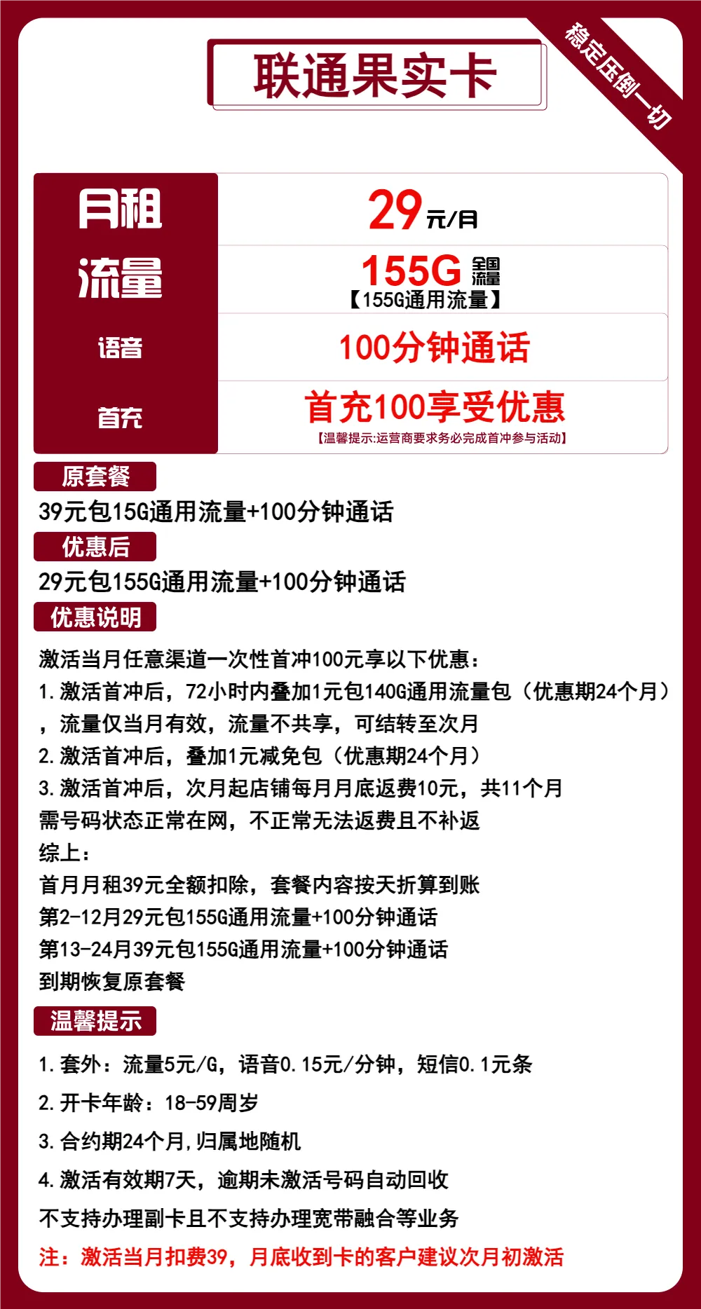 联通果实卡