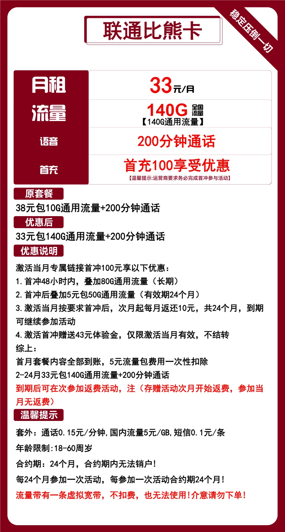 联通比熊卡