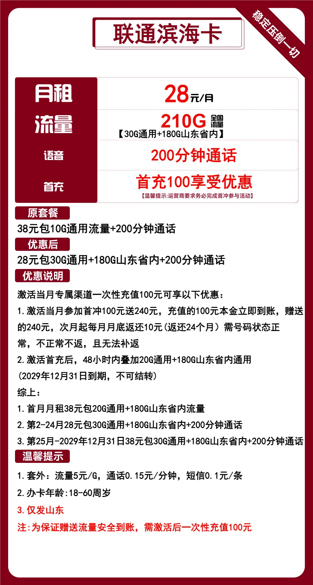 联通滨海卡