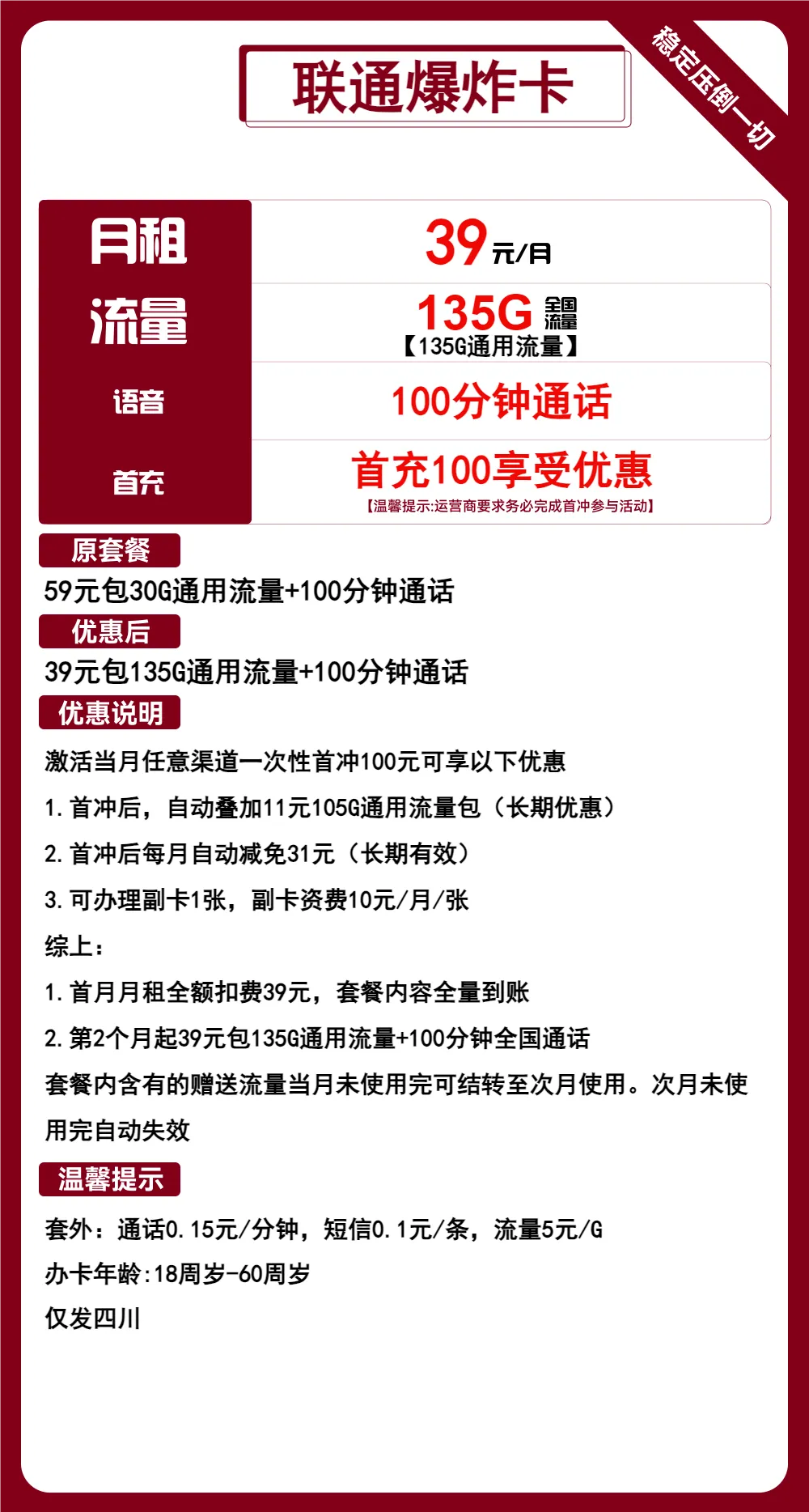联通爆炸卡