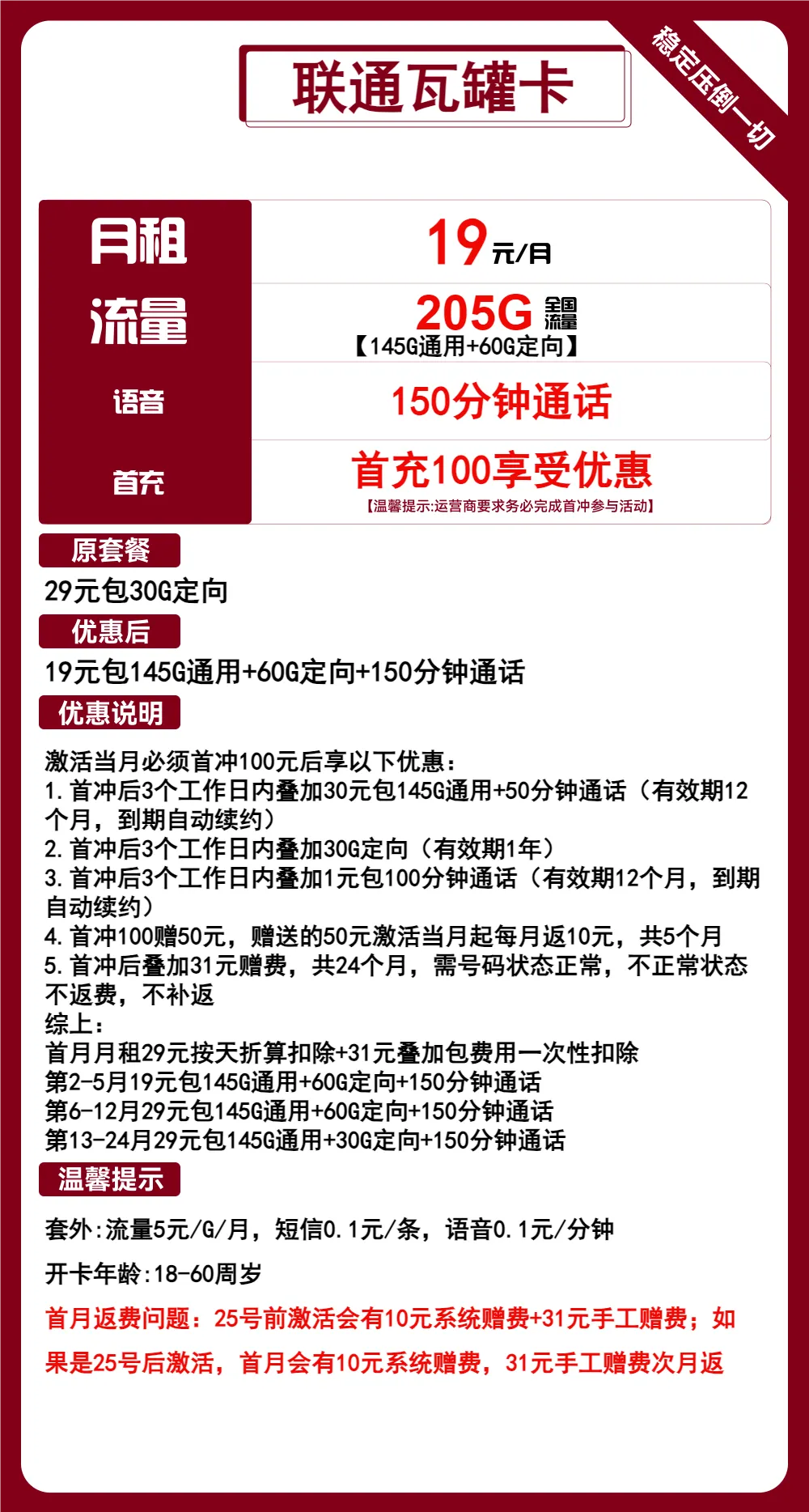 联通瓦罐卡