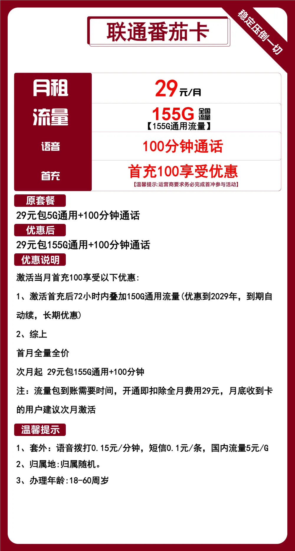 联通番茄卡