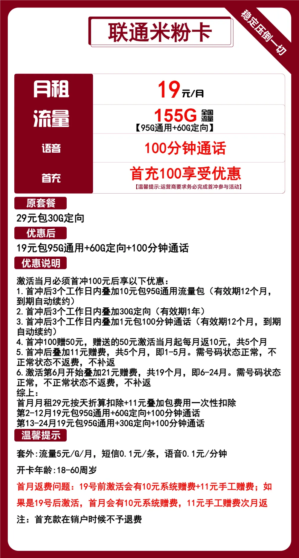 联通米粉卡