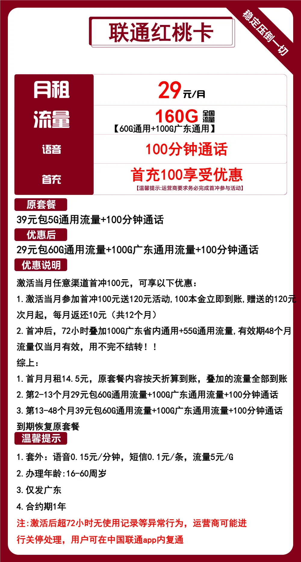 联通红桃卡