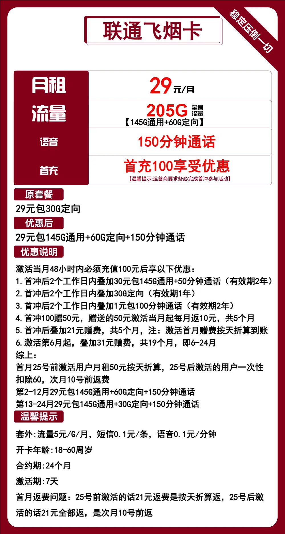 联通飞烟卡