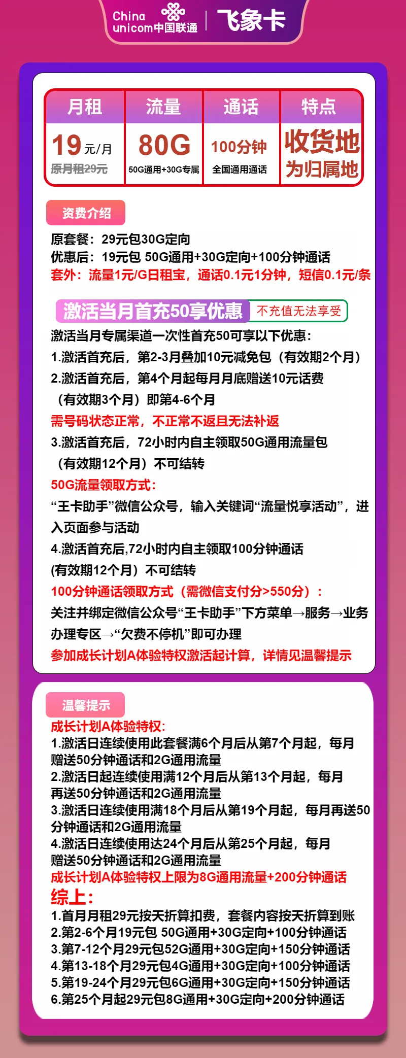 联通飞象卡