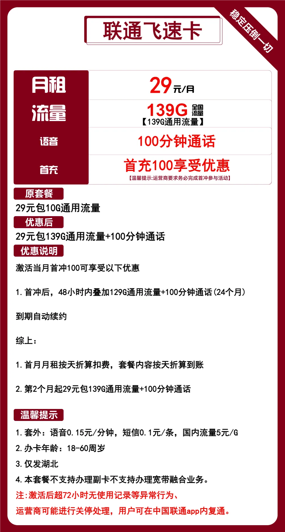 联通飞速卡