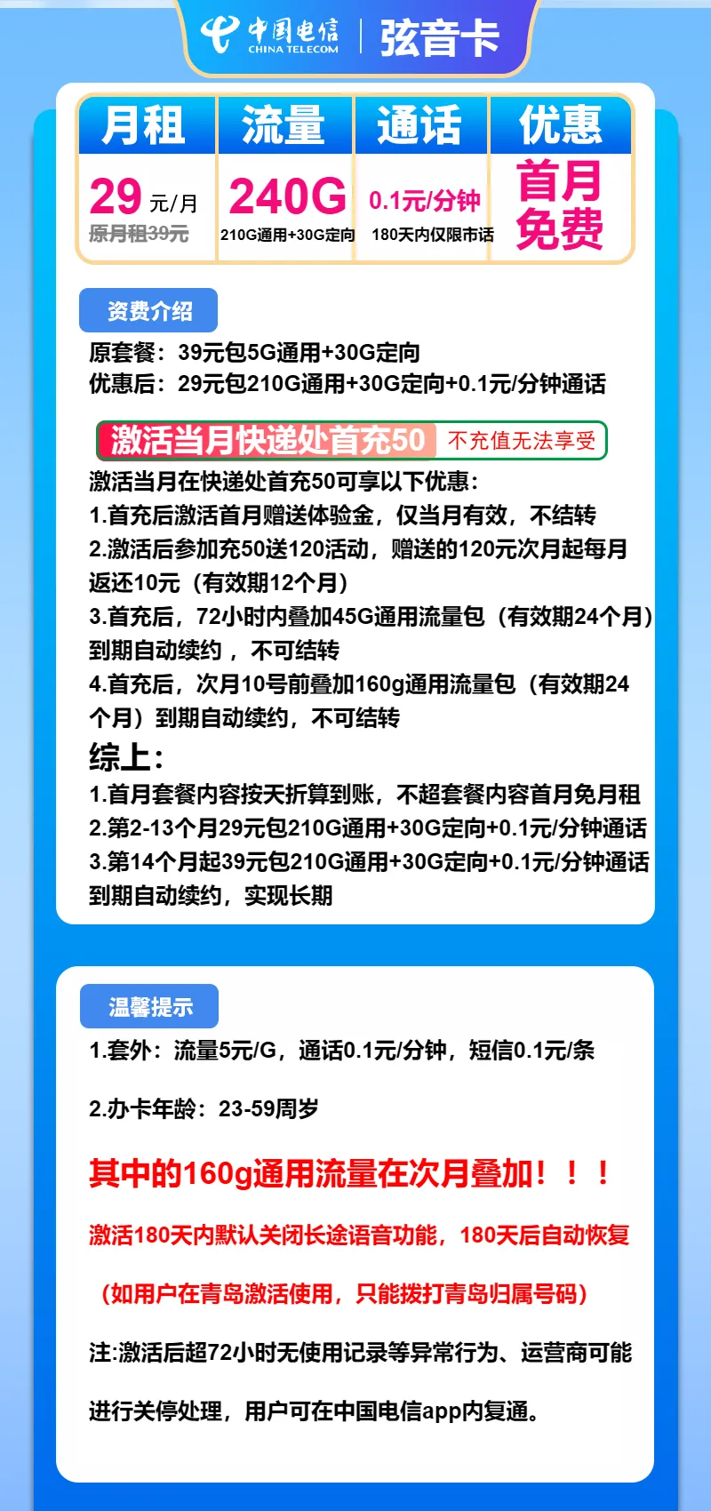 电信弦音卡