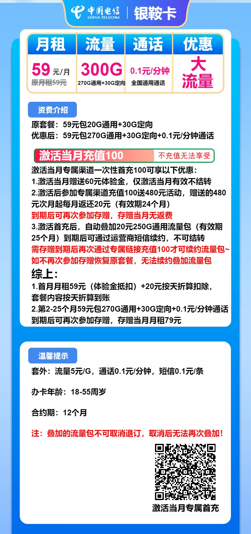 电信银鞍卡