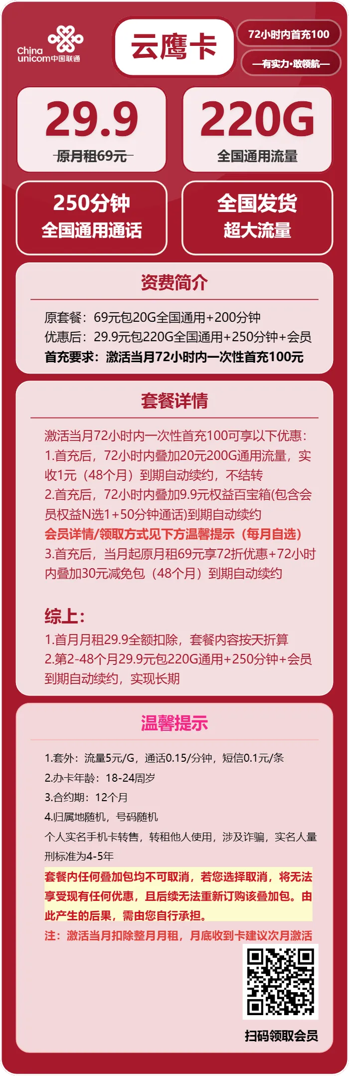 联通云鹰卡