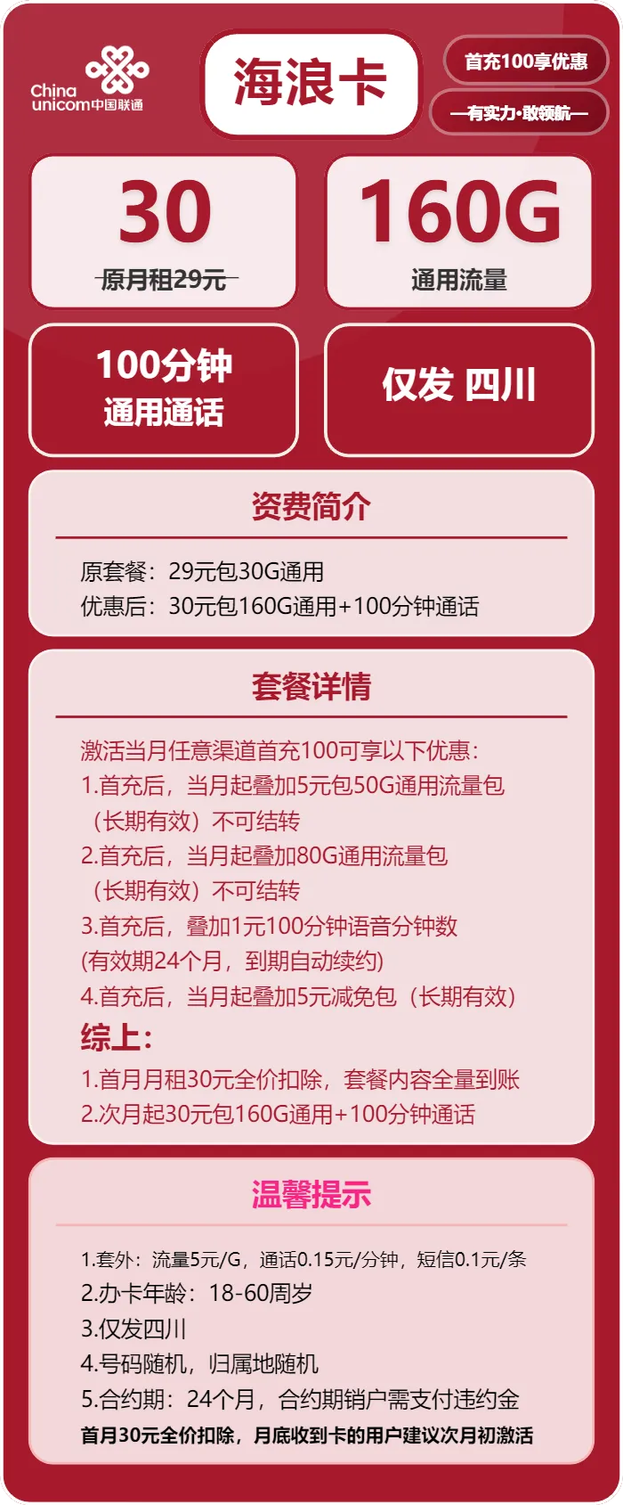 联通海浪卡