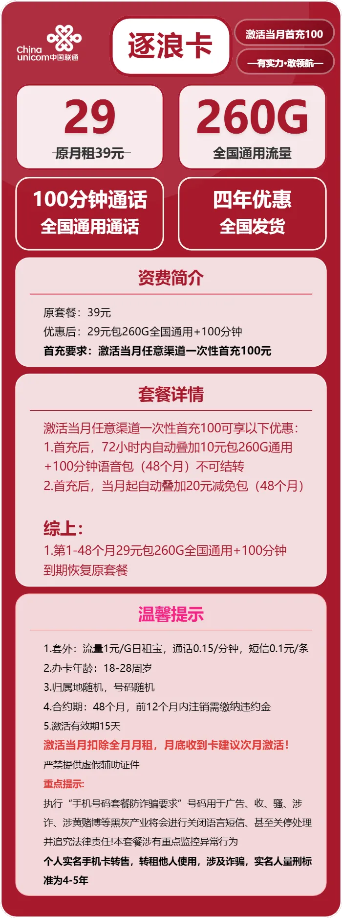 联通逐浪卡