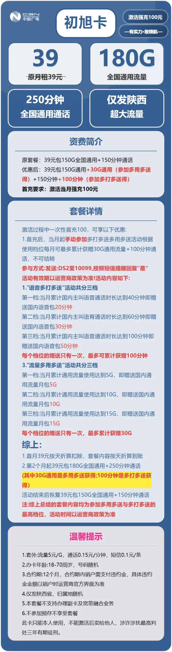 广电初旭卡