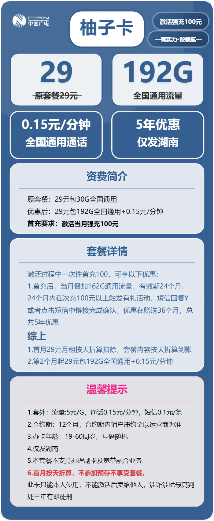 广电柚子卡