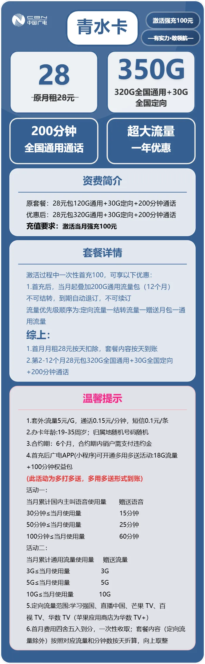 广电清水卡