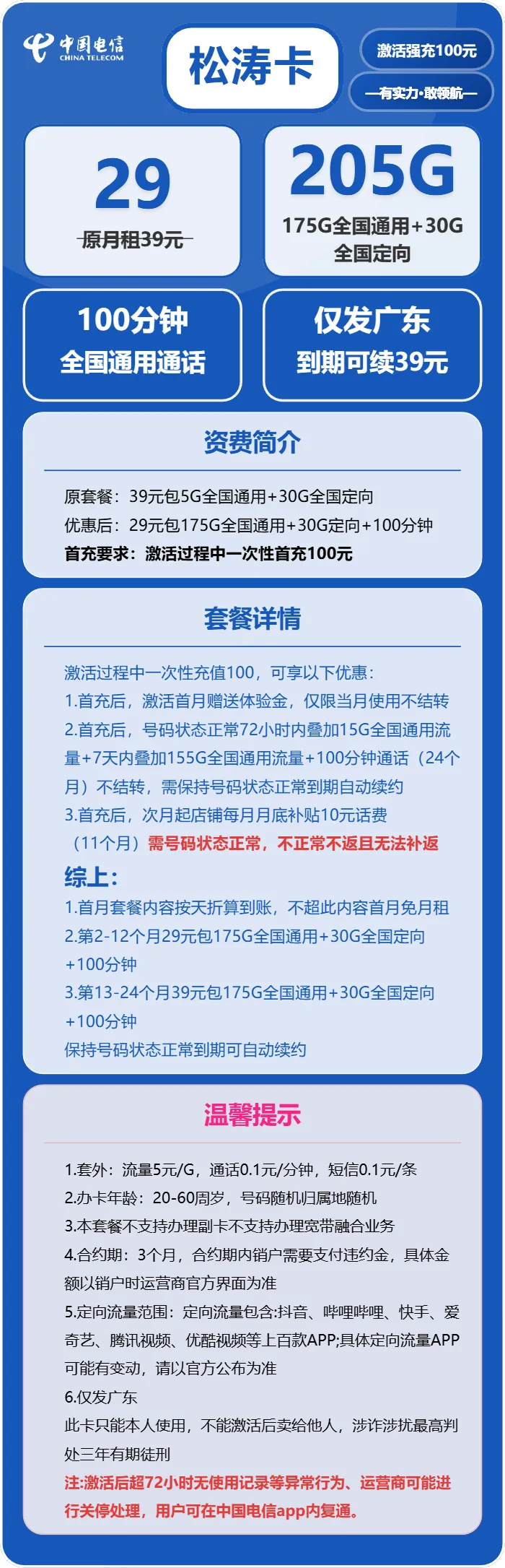 电信松涛卡