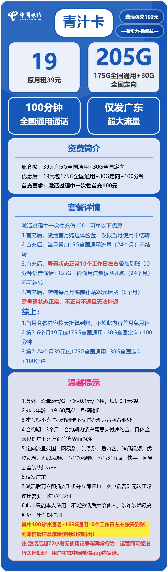 电信青汁卡
