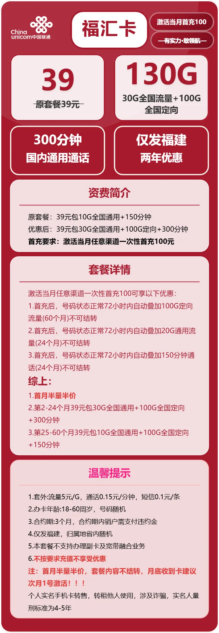 联通福汇卡