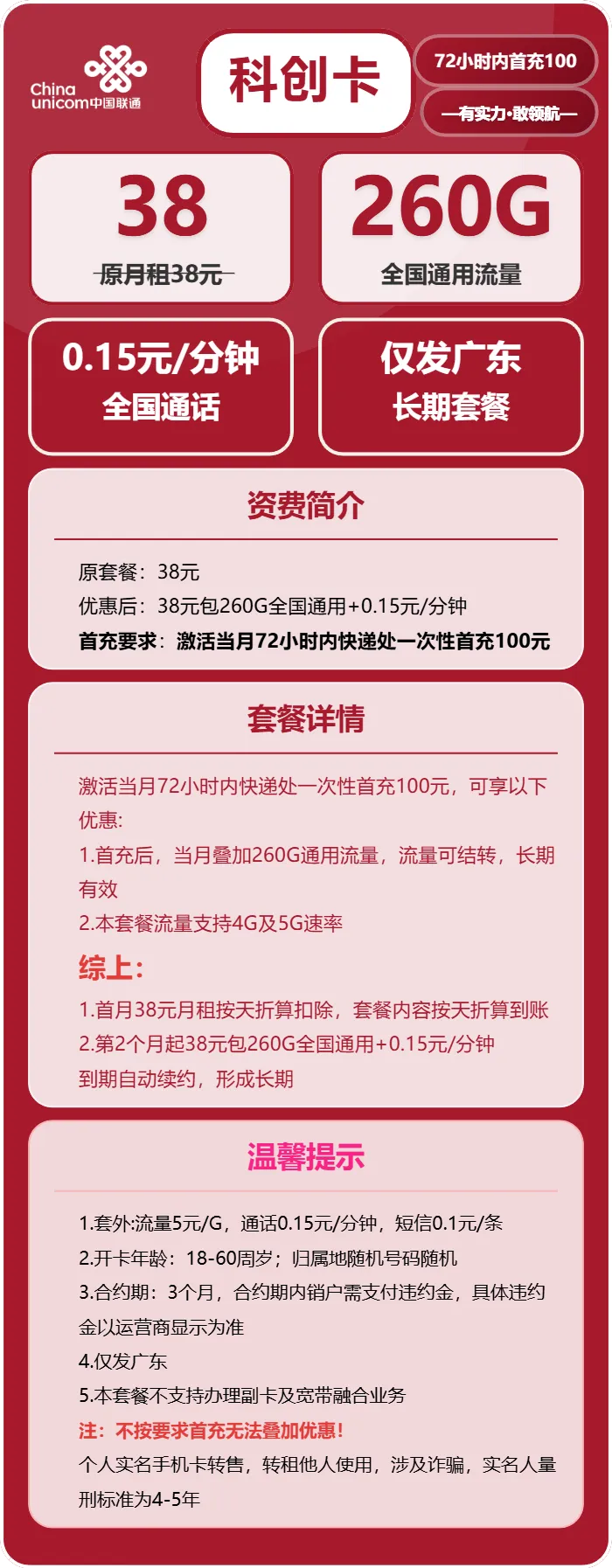 联通科创卡